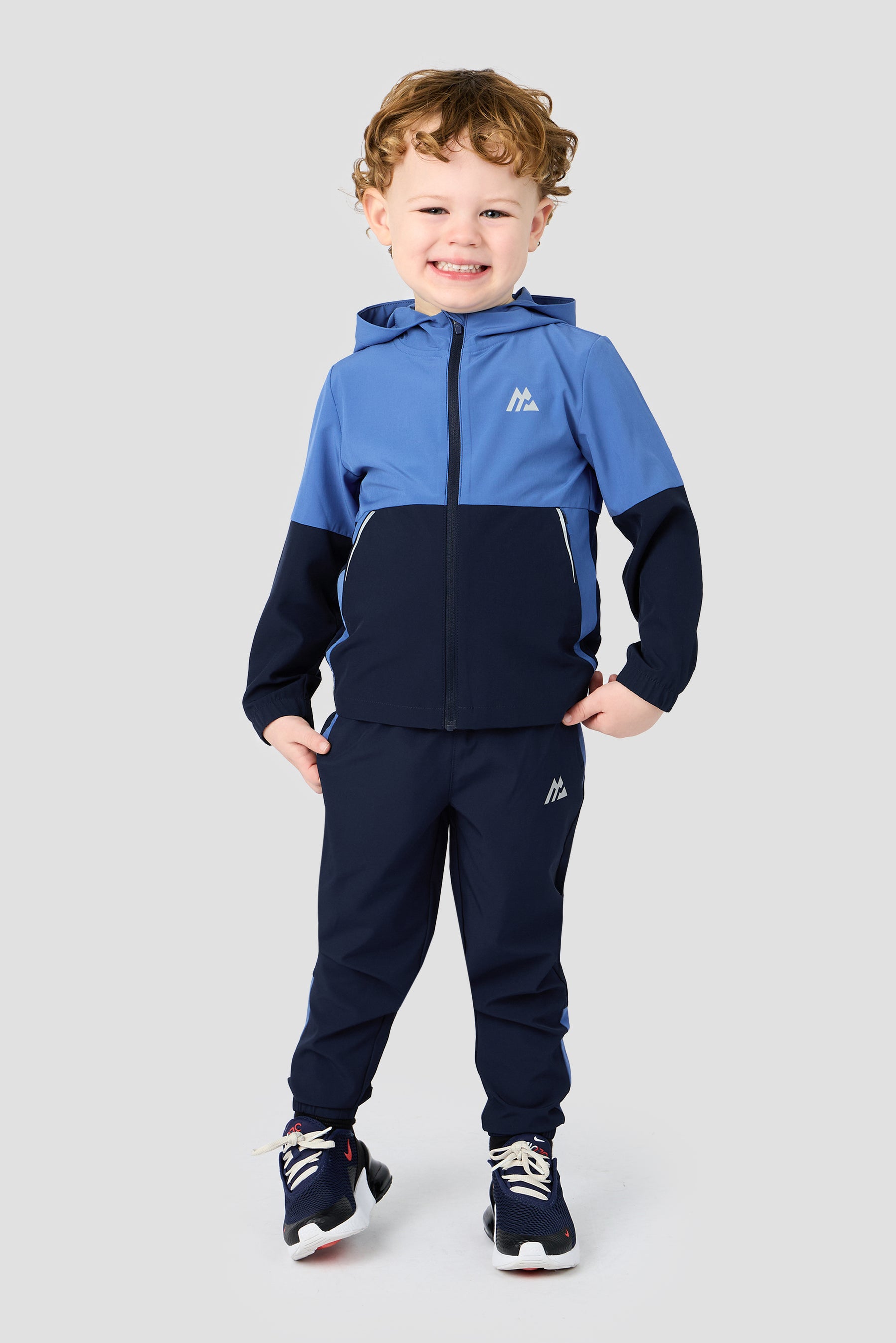 Infant Boys Edge Jacket/Pant - Charcoal Blue/Midnight Blue