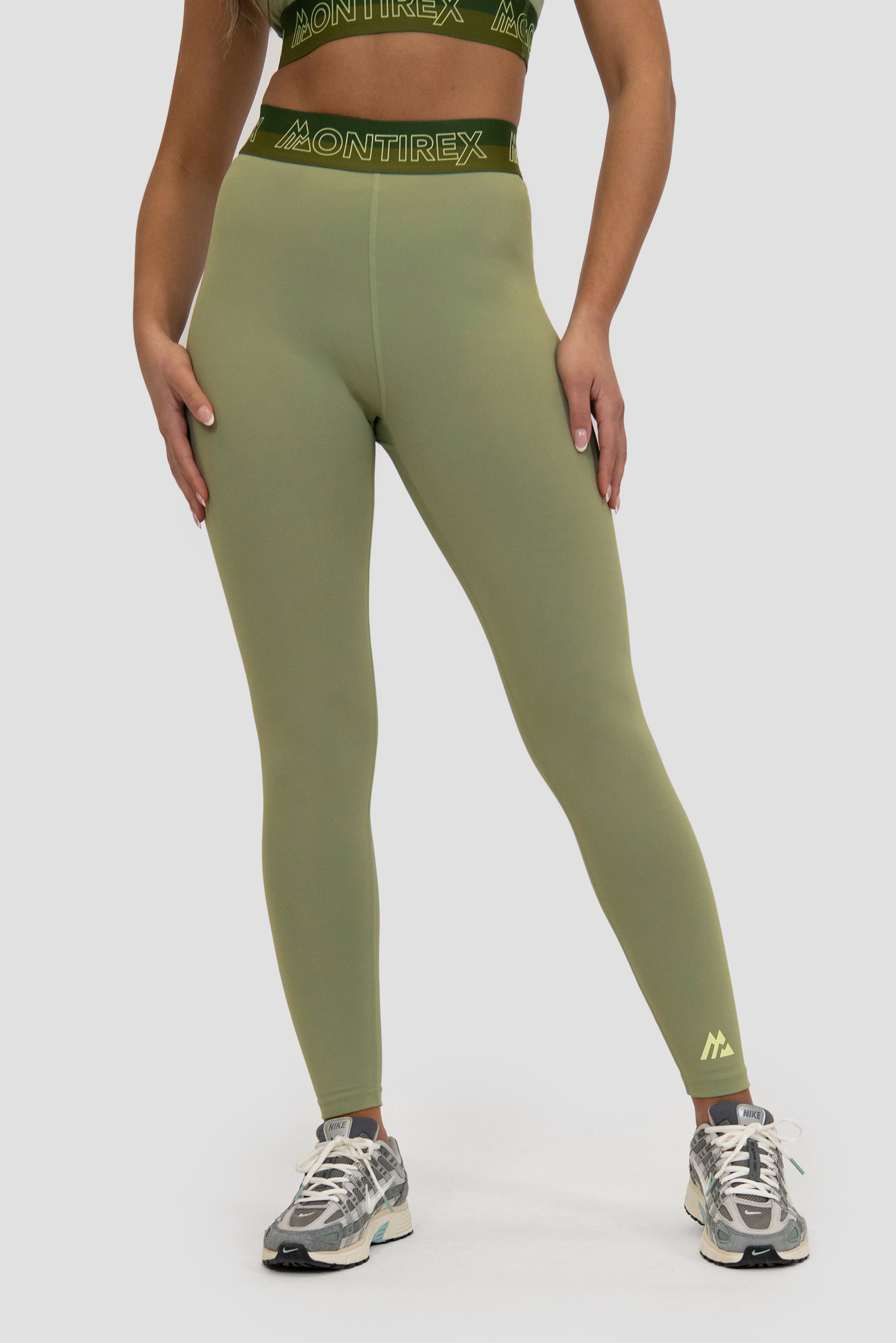 Icon Contrast Legging - Fleck/Boreal/Valdivian