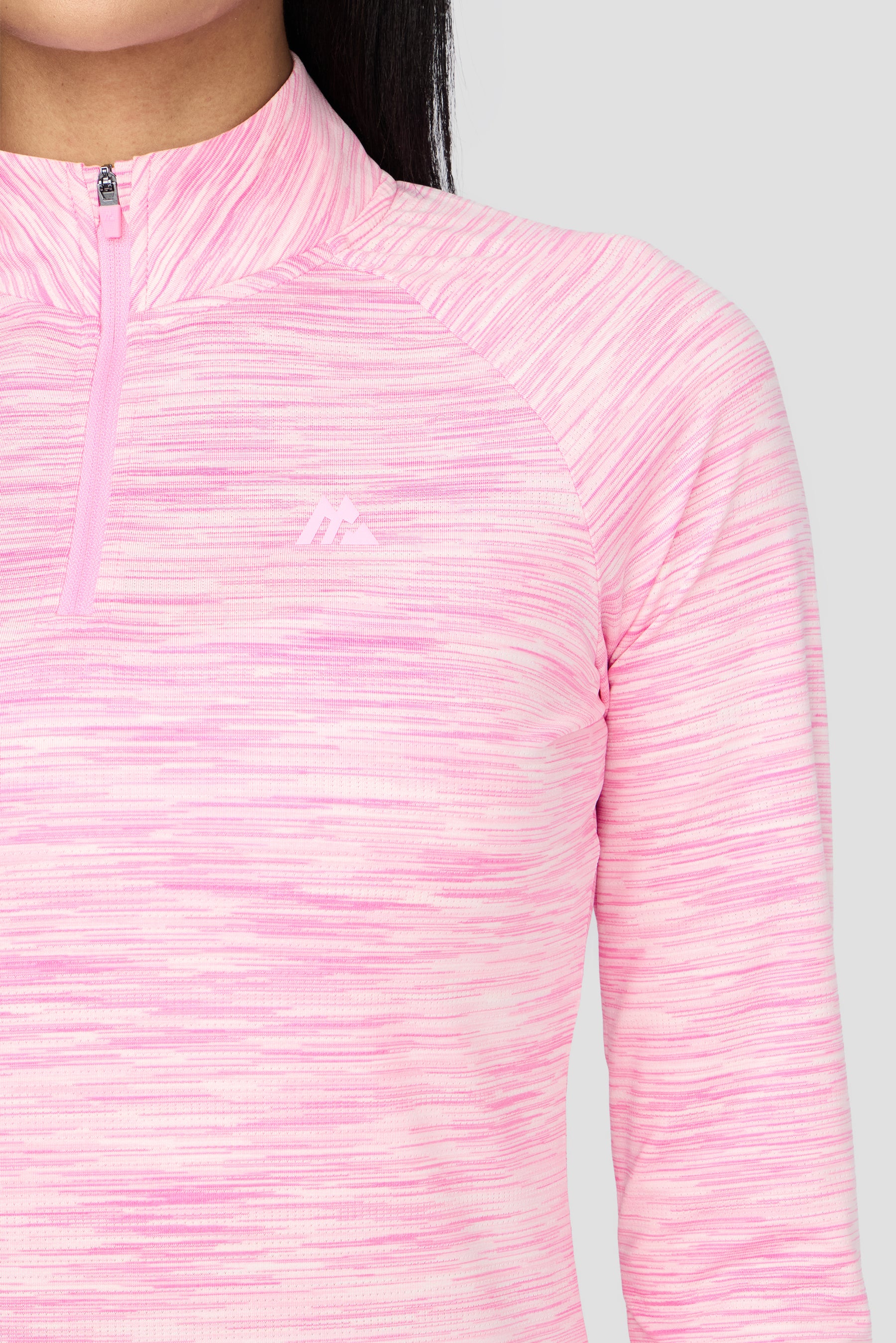 Women's Trail 1/4 Zip - Soft Pink Multi