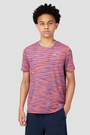 Boys Trail T-Shirt  - Purple/Lilac/Orange