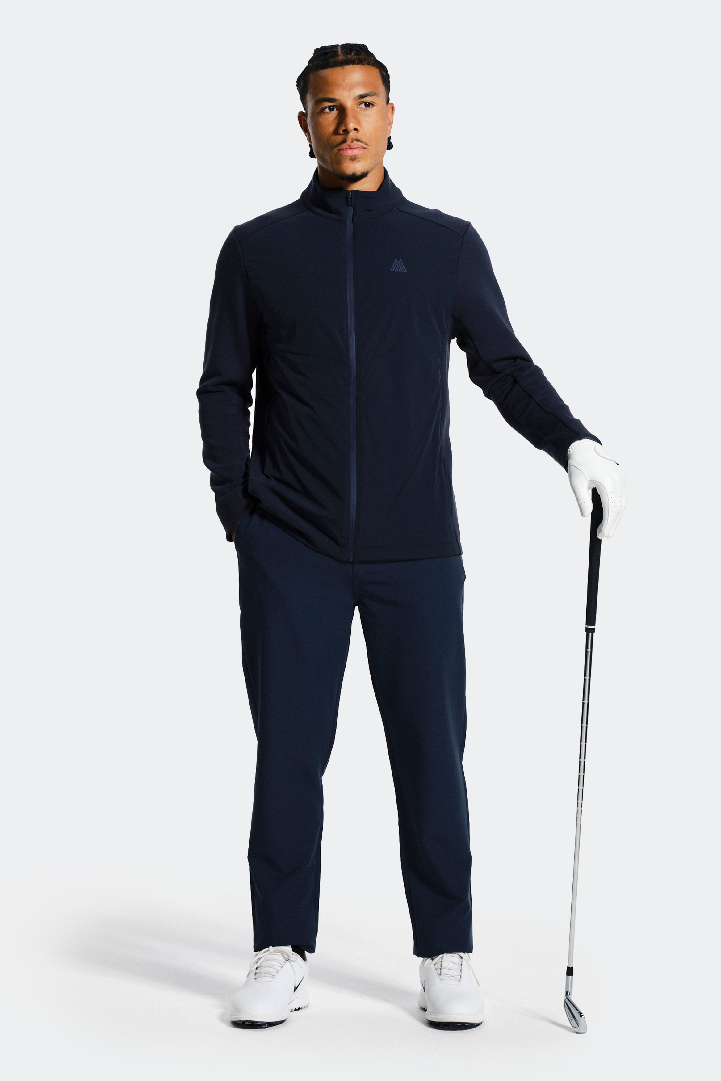 Montirex Golf Hybrid Jacket Navy – Sportswear Gymwear Activewear