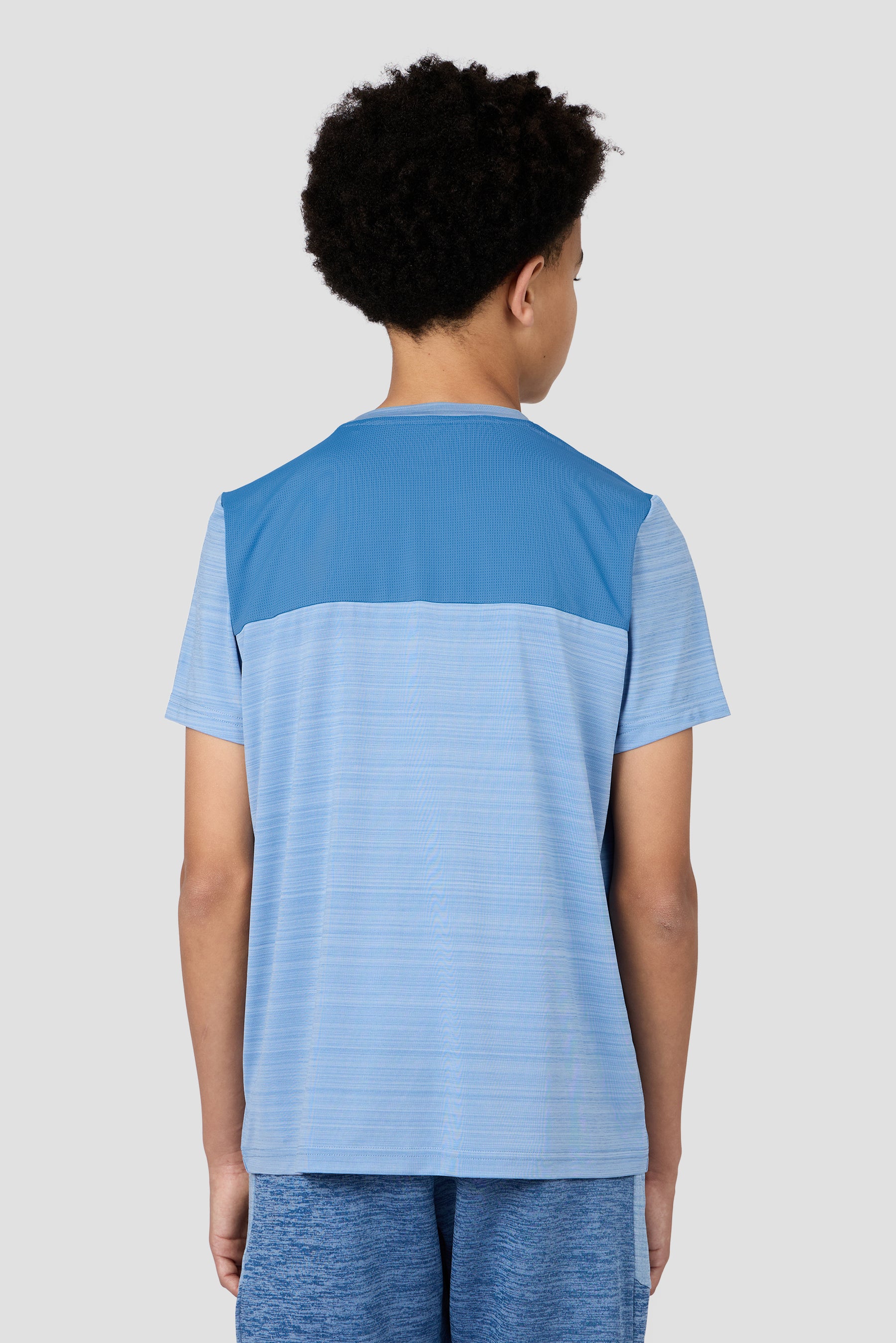 Boys Drift T-Shirt - Cloudy Blue/Charcoal Blue