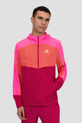 Breeze Windbreaker - Neon Pink/Coral/Spiced Cherry