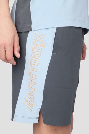 Boys Optic Short - Slate Grey/Summer Mist/Tangerine Glow