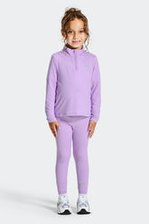 Infant Girls Bounce 1/4 Zip/Legging Set - Lilac Breeze