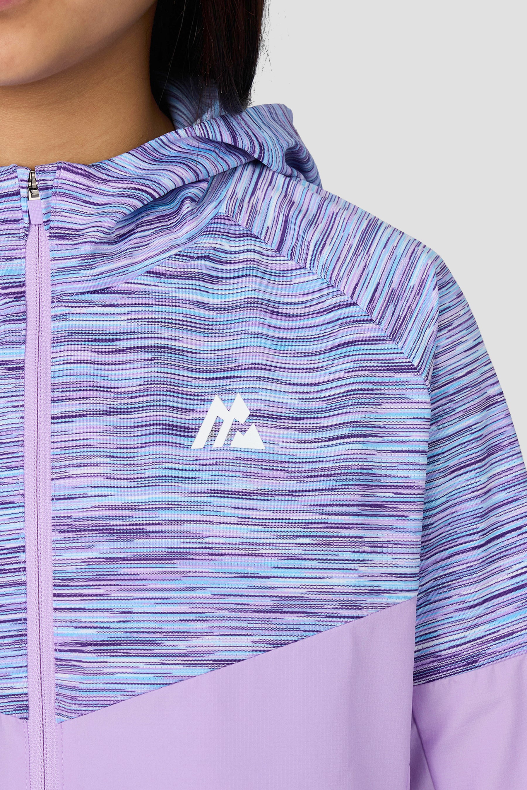 Trail Windbreaker - Lilac/Blue/White