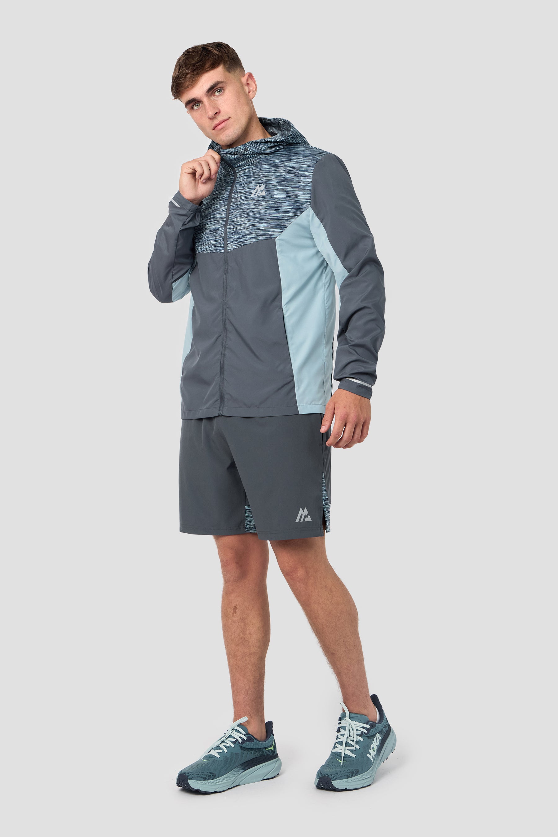 Trail Panel Short - Blue/Grey Multi