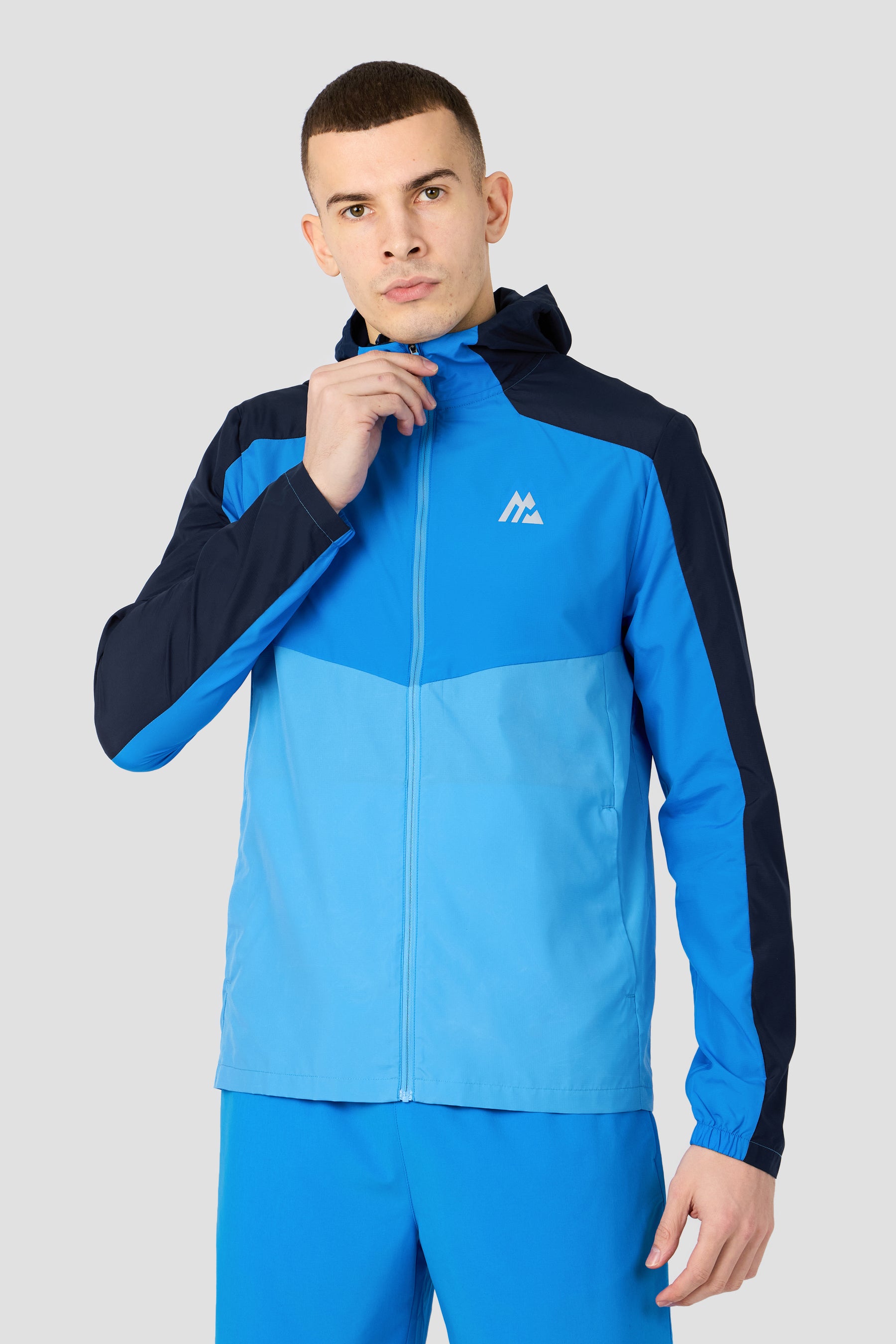 Breeze 3.0 Windbreaker - Midnight Blue/Neon Blue/Bondi