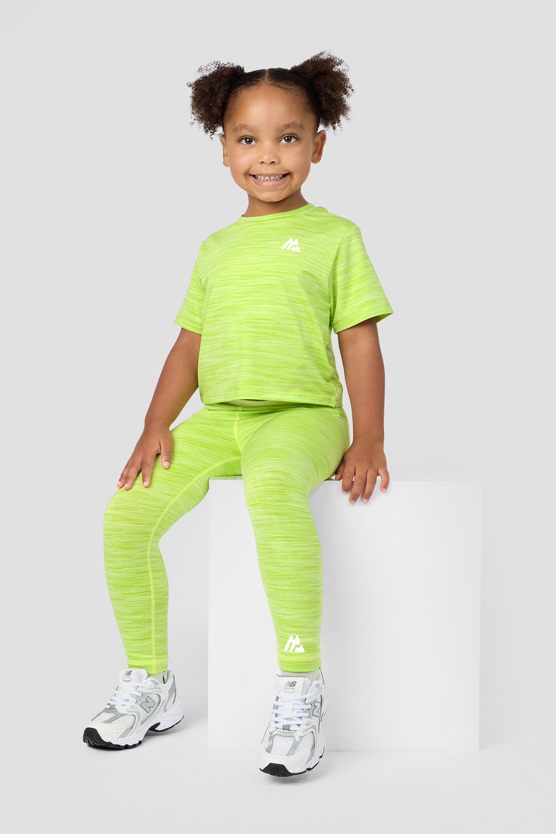 Infant Girls Trail T-Shirt/Legging Set - Lime Green