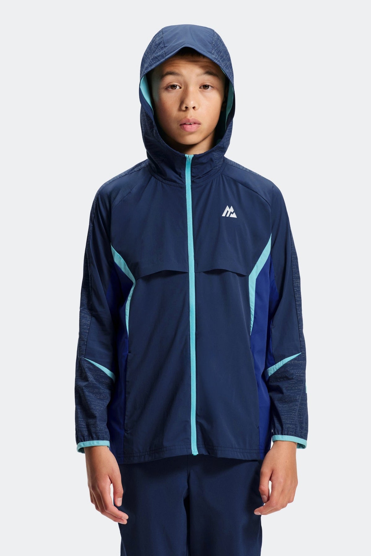 Boys MTX Run Apollo Jacket - Deep Water/Cosmic Blue/Splash