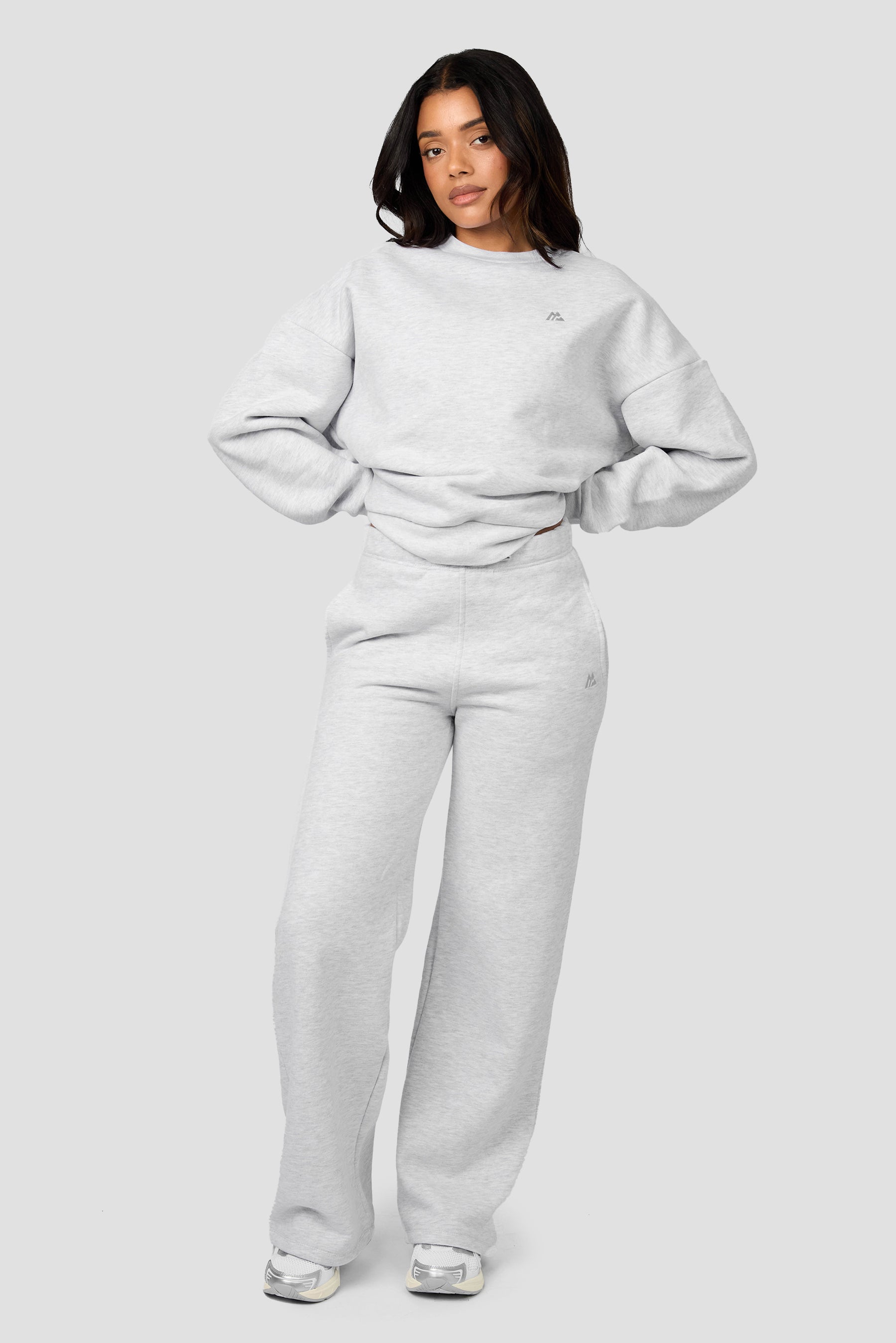 Form Wide Leg Jogger - Platinum Grey Marl 