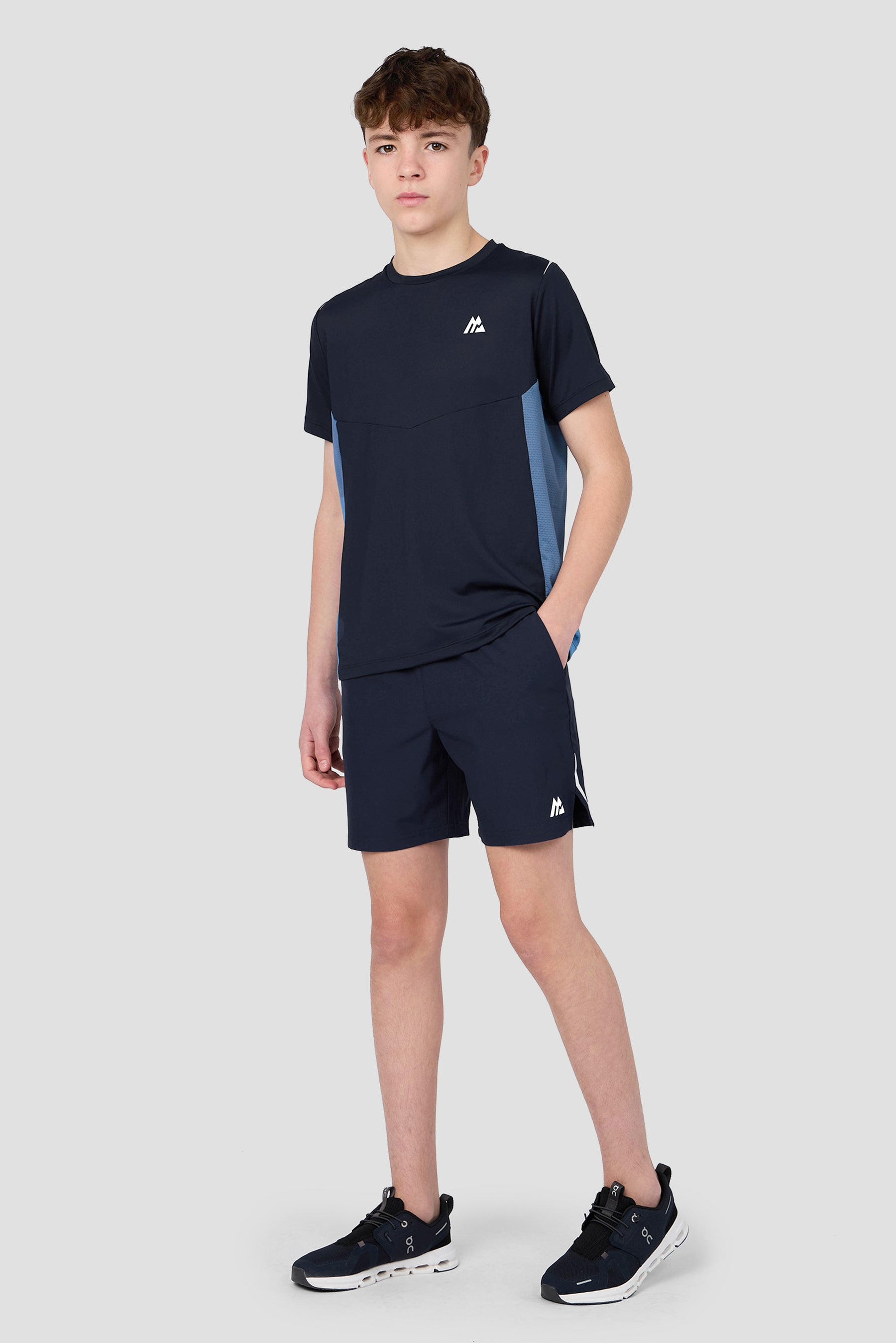 Boys Scope Short - Midnight Blue/Charcoal Blue
