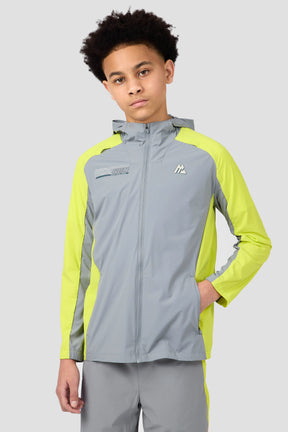 MTX Run Turbo Jacket - Platinum Grey/Electric Lime