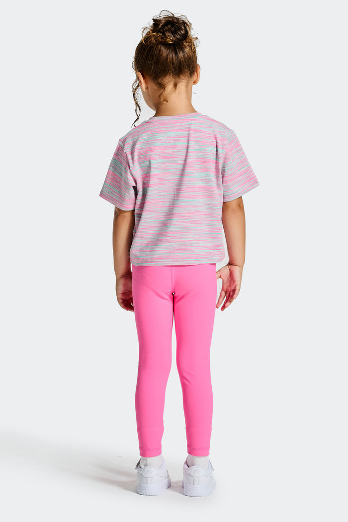 Infant Girls Trail T-Shirt - Pink/Green