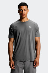 Argent Reflective T-Shirt - Cement Grey