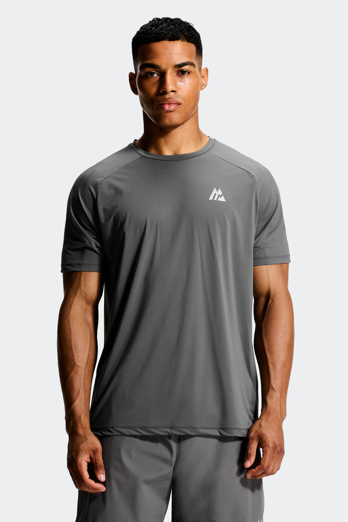 Argent Reflective T-Shirt - Cement Grey