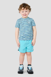 Infant Boys Trail T-Shirt/Short Set - Neon Sky/Blue/Citrus