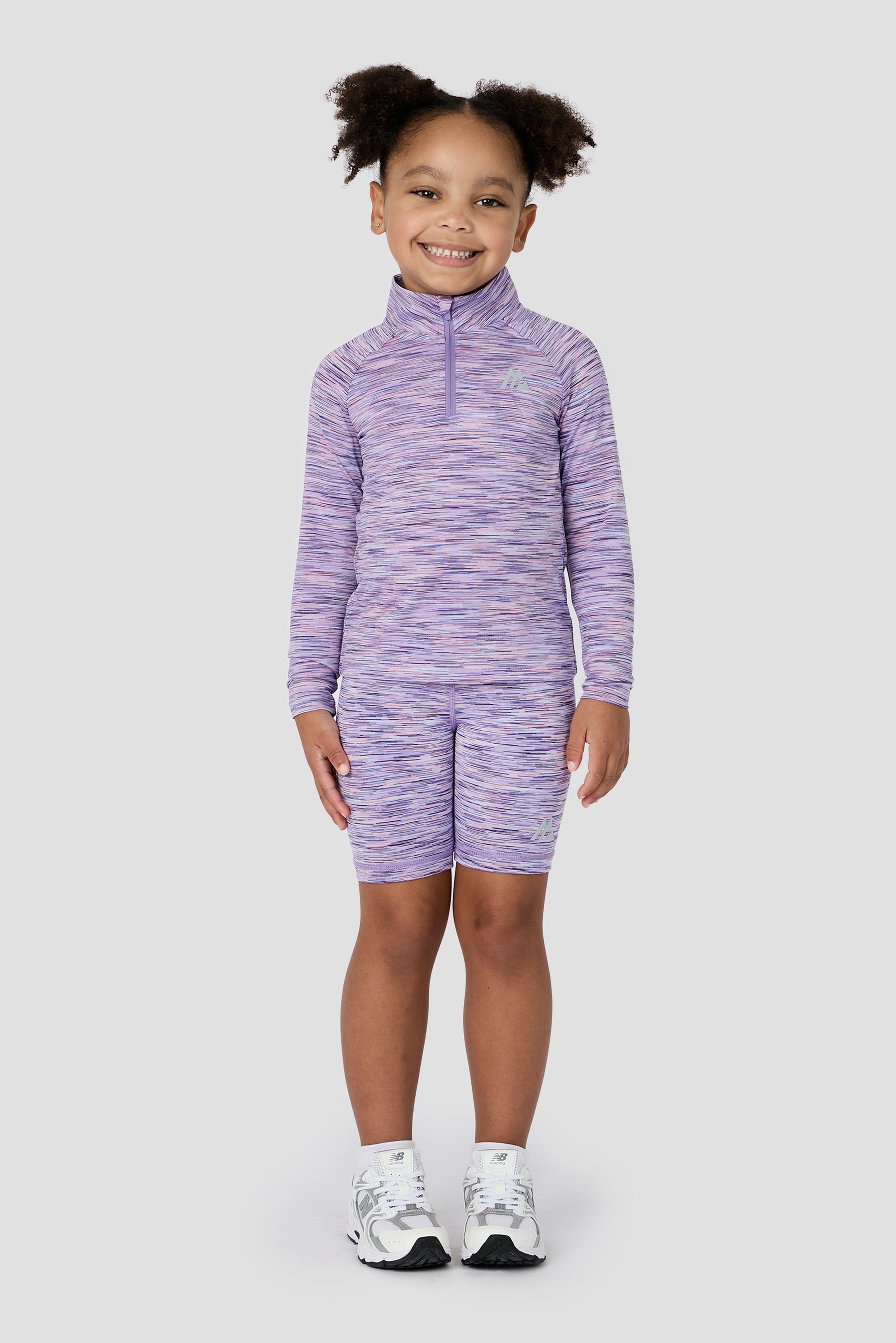 Infant Girls Trail 1/4 Zip - Palazzo/Lilac Chalk/Parma/Ballet Pink/Misty Blue