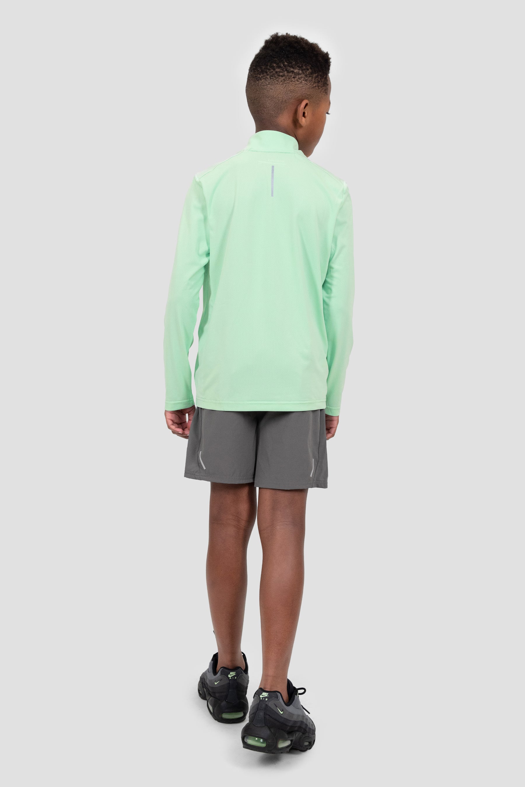 Boys Delta 1/4 Zip - Sea Foam