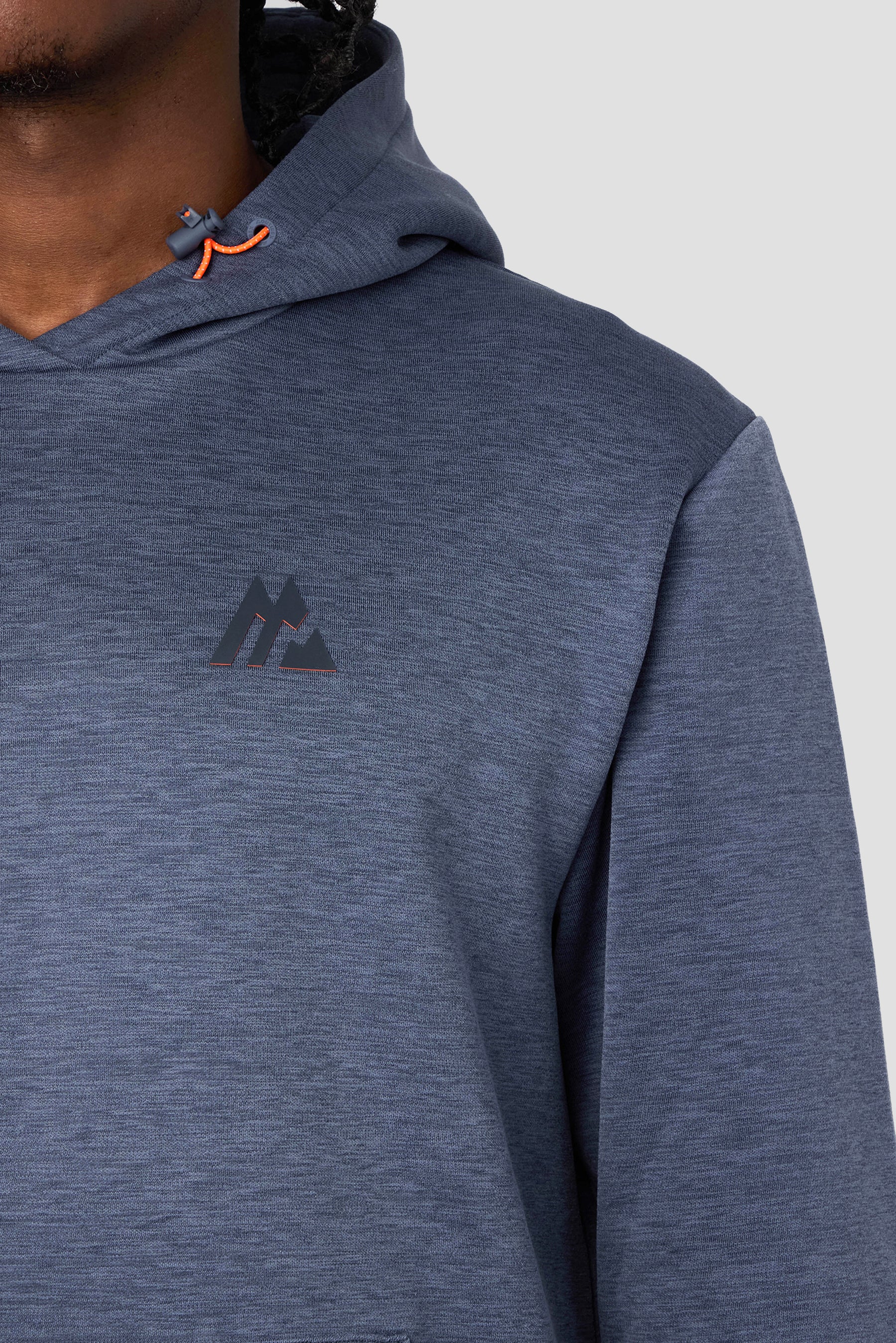 Rapid Fleece Hood - Midnight Blue Marl