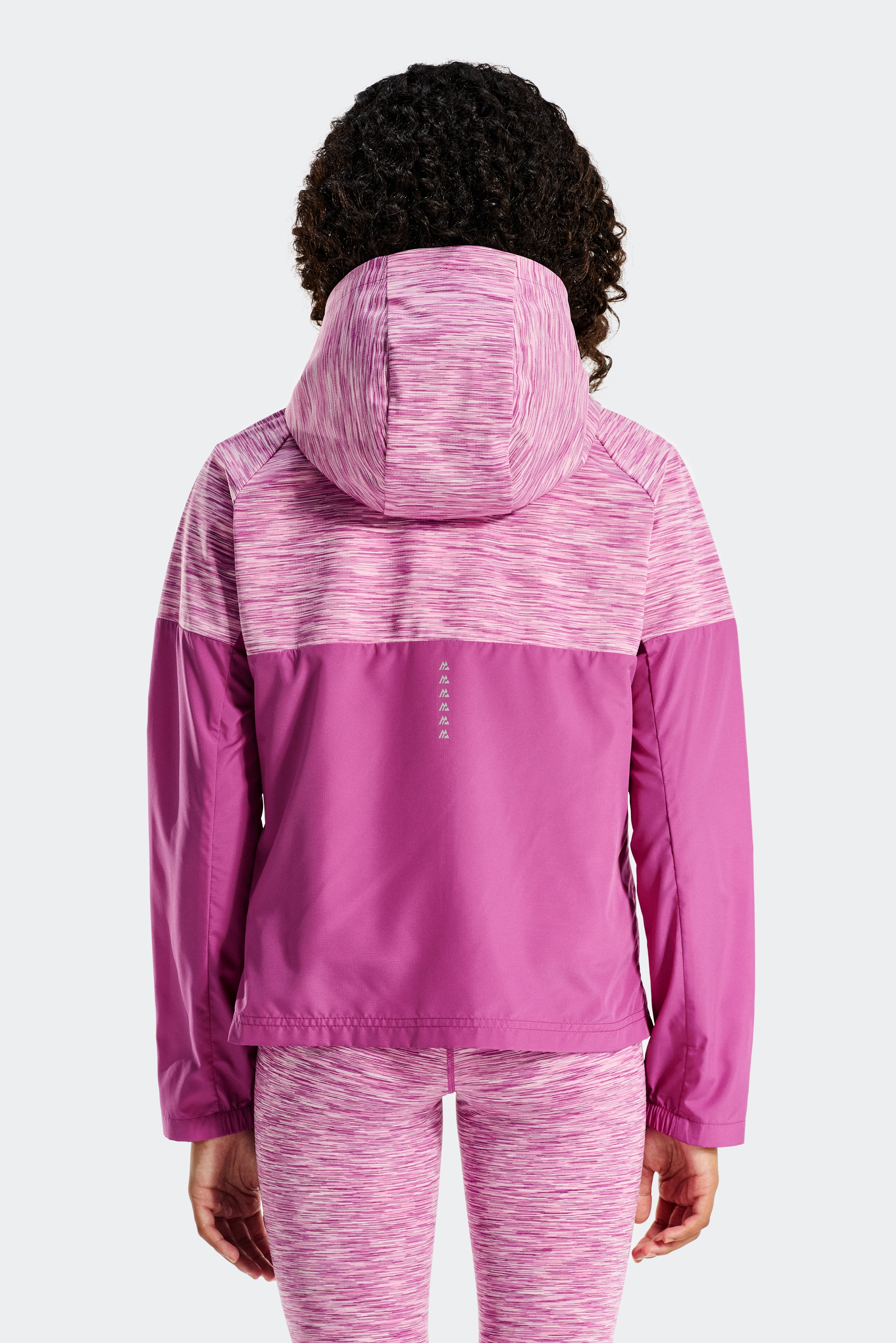 Girls Trail Windbreaker Purple/Pink | Montirex Sportswear Clothing