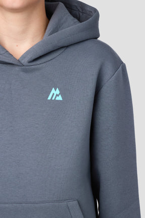 Boys Helix Graphic Hood - Slate Grey