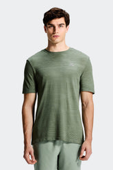 Glitch Seamless T-Shirt - Green Slate/Ash Green