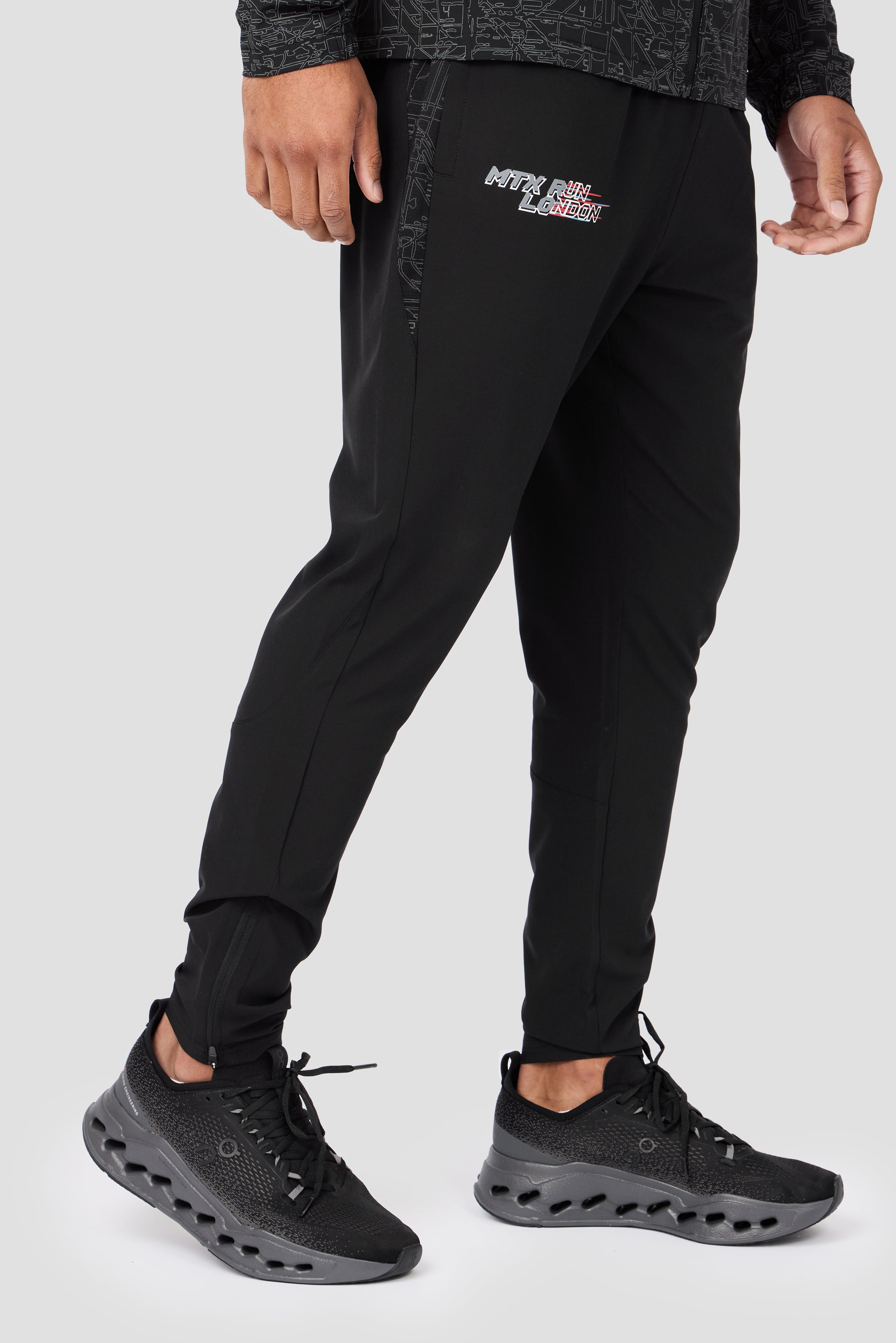 MTX Run City London Pant Black | Montirex Sportswear Gymwear