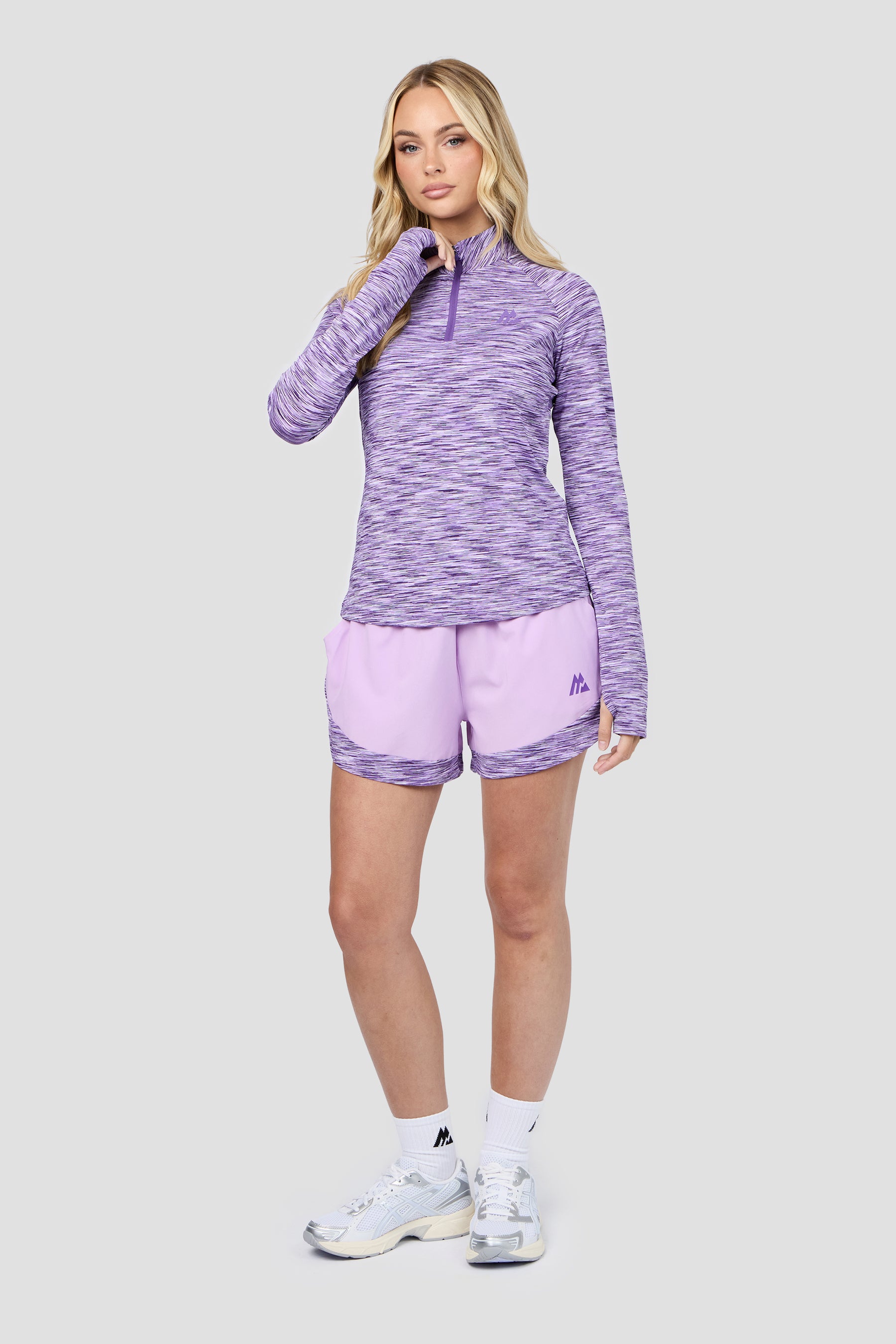 Women's Trail 1/4 Zip - Purple/Lilac Multi
