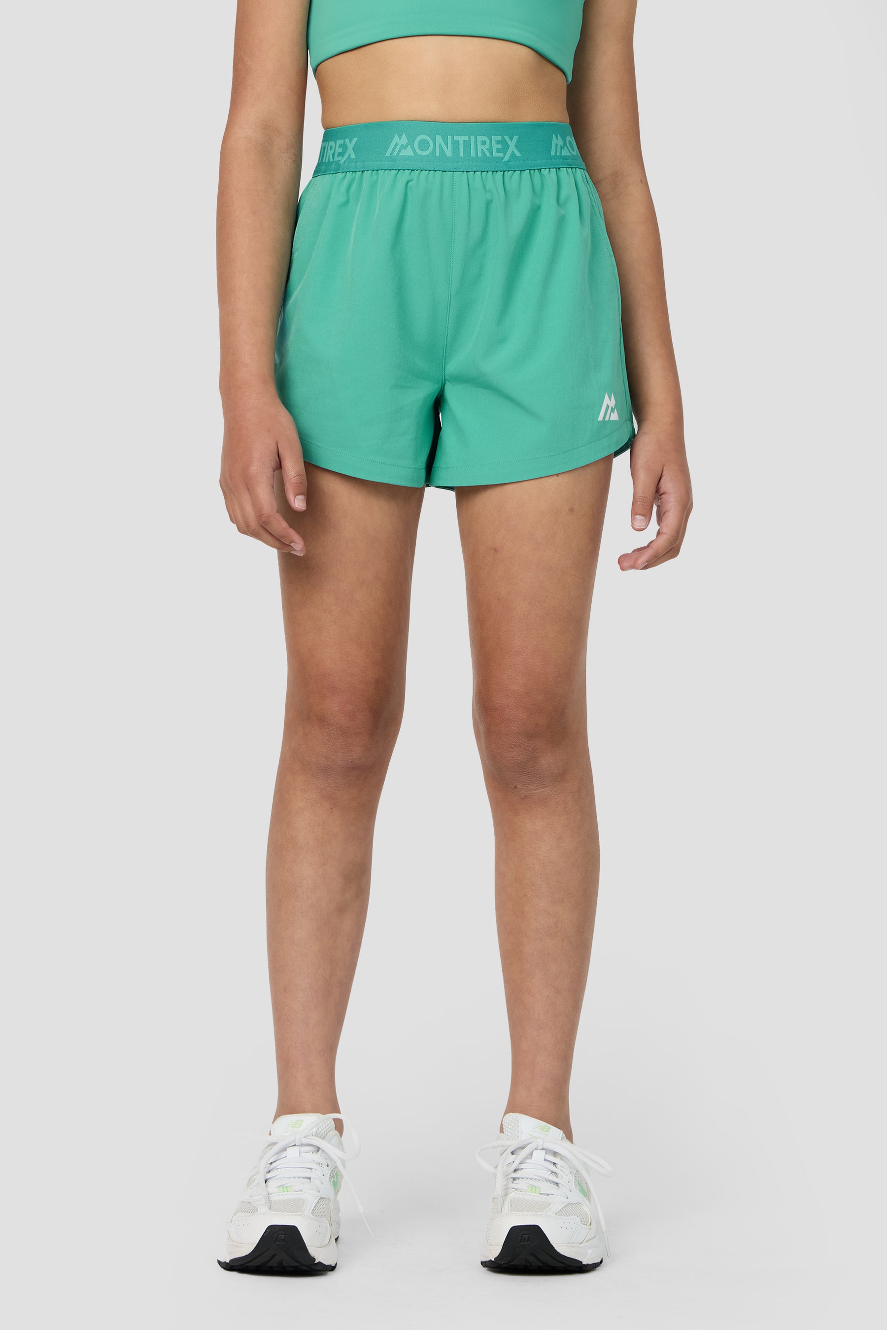 Girls Icon Short - Mineral Green