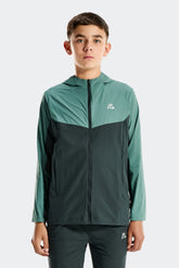 Boys Source Jacket - Charcoal Green/Mineral Green
