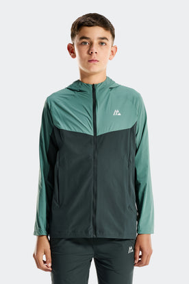 Boys Source Jacket - Charcoal Green/Mineral Green