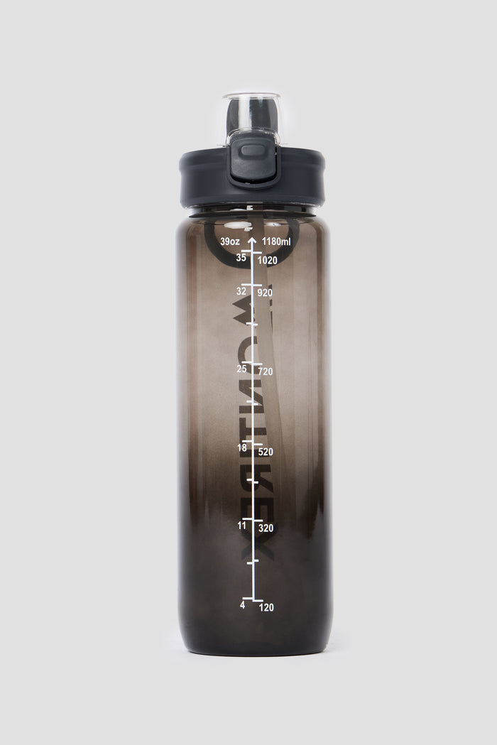 Plastic Push Bottle - Black