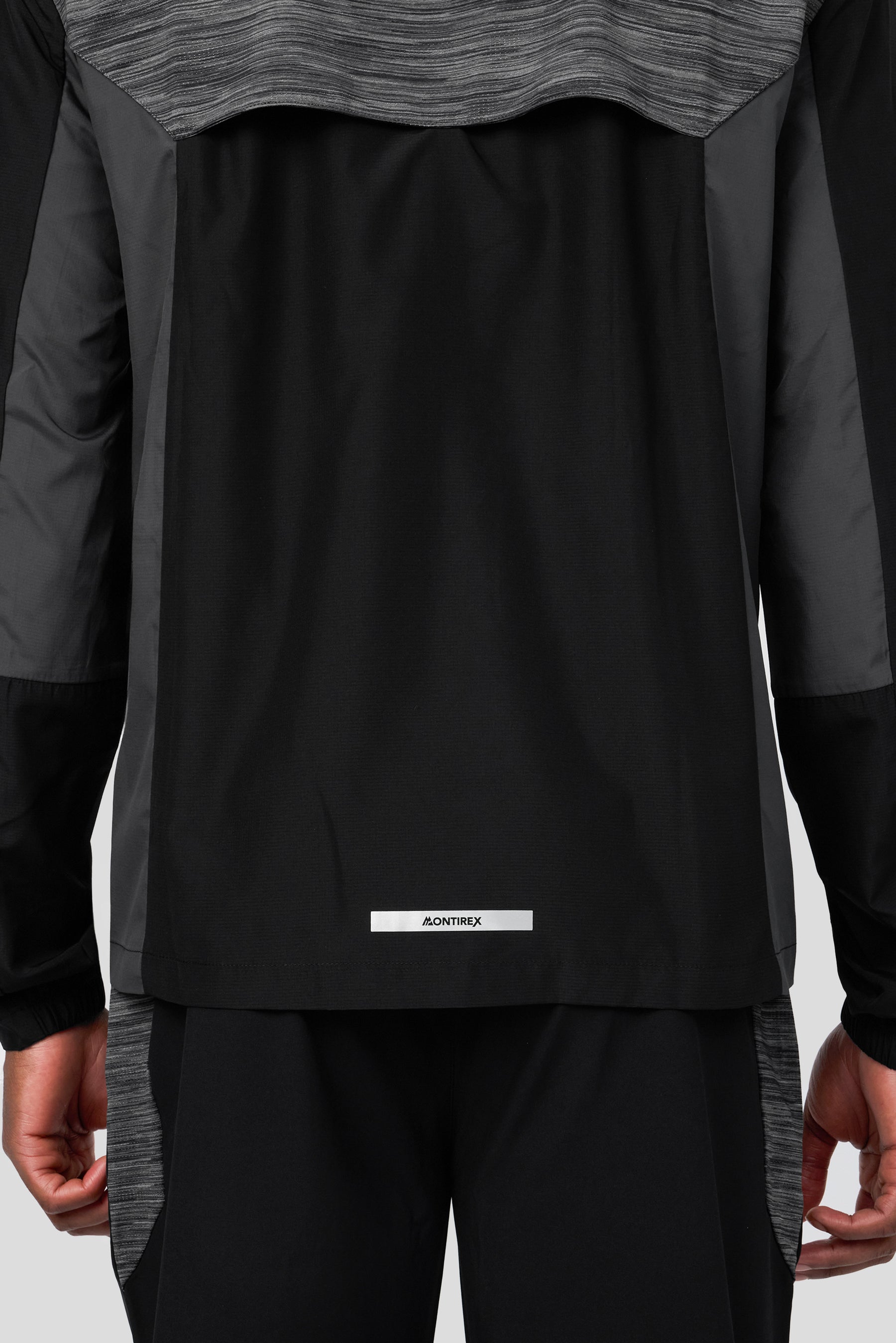 Trail Windbreaker - Black/Grey