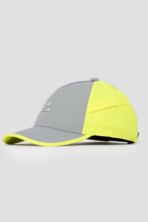 MTX Run Turbo Cap - Platinum Grey/Electric Lime