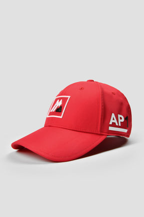 AP1 Tech Cap - Cardinal Red/White/Black