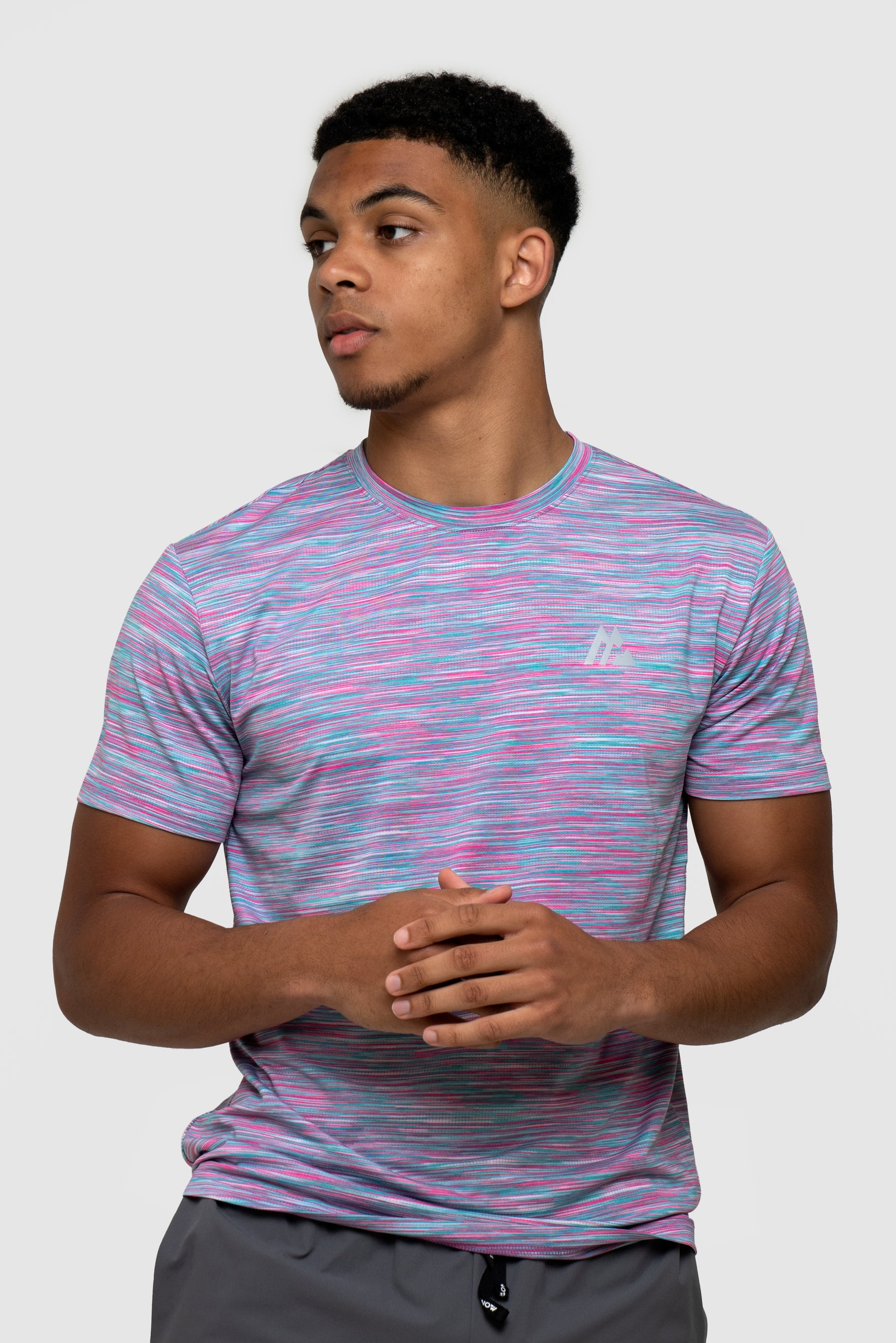 Trail 2.0 T-Shirt - Pink/Blue - Montirex