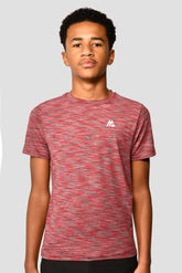 Junior Trail 2.0 T-Shirt - Red/Grey Multi