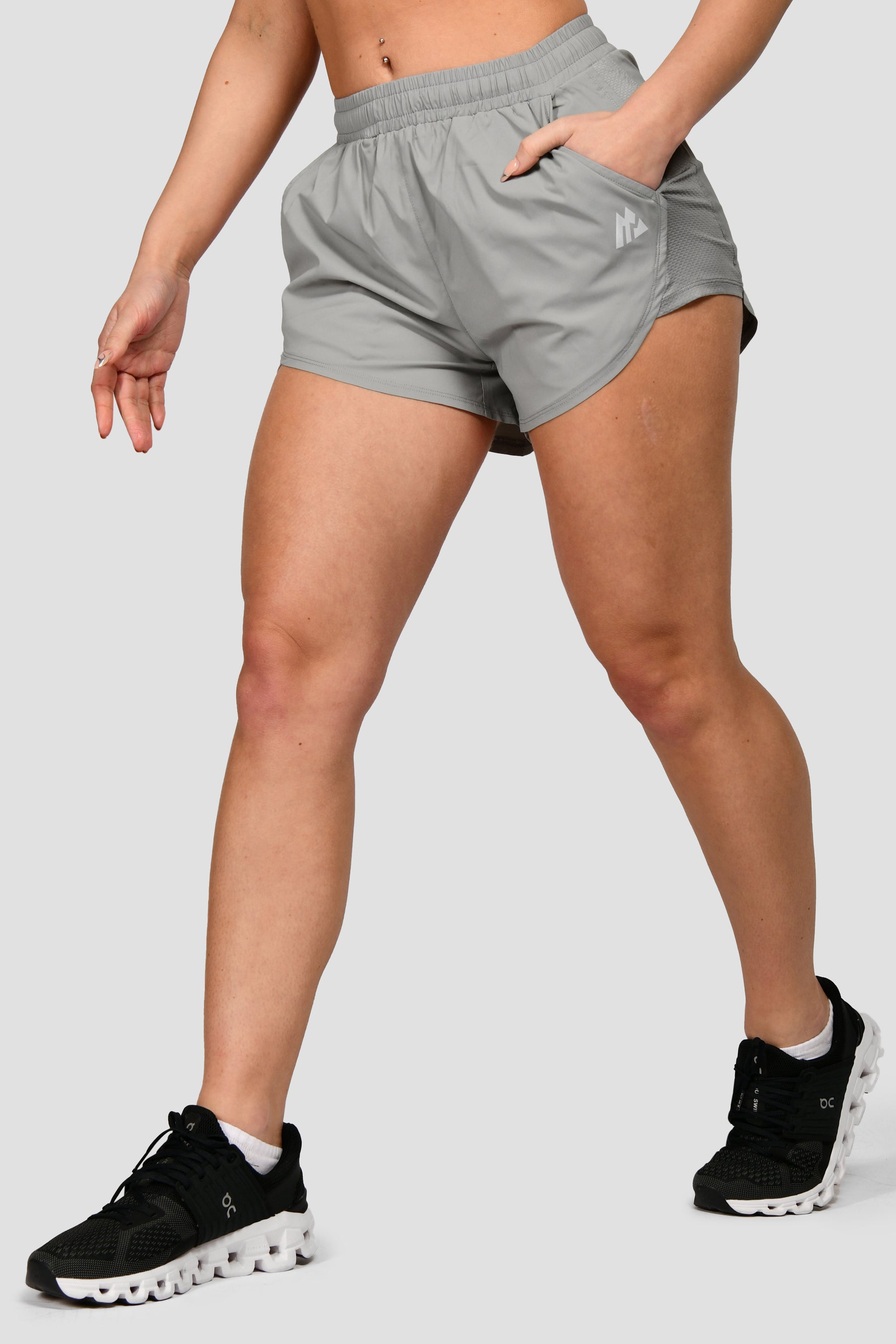 Women's Fly Short - Platinum Grey