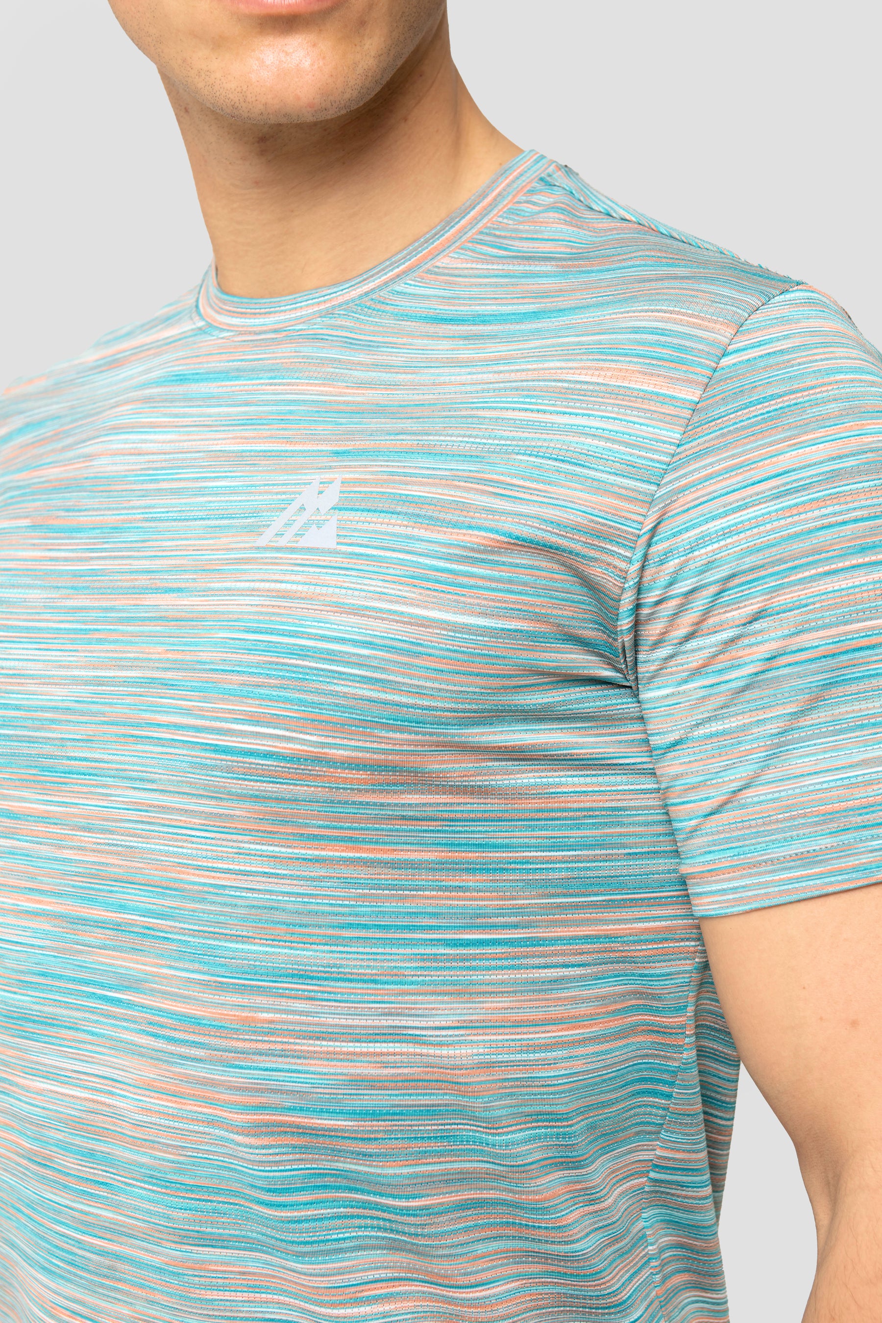 Trail 2.0 T-Shirt - Aqua/Orange - Montirex