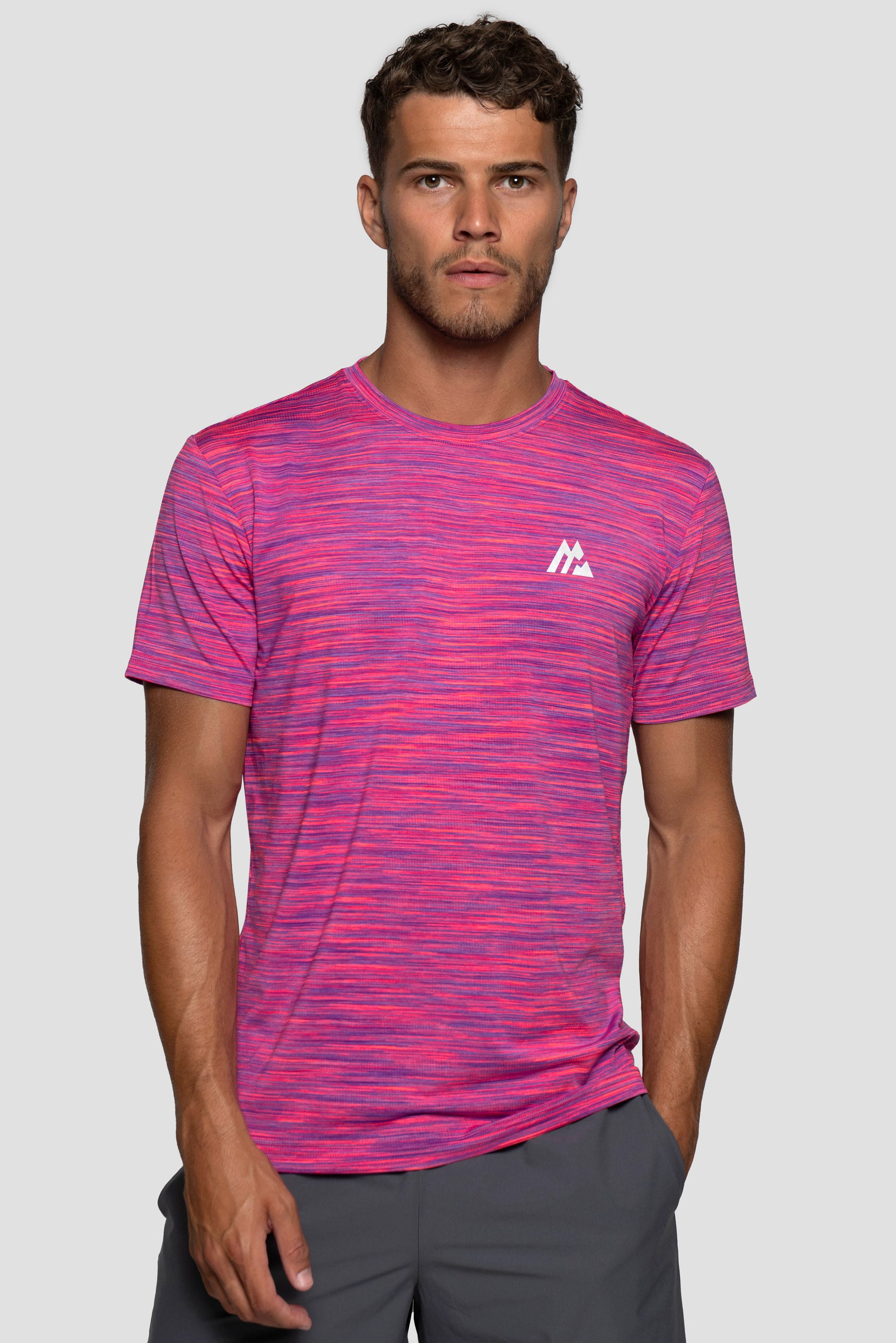 Trail 2.0 T-Shirt - Neon Purple/Orange Multi - Montirex